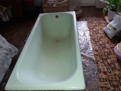 Восстановление чугунной ванны акрилом в Черновцах